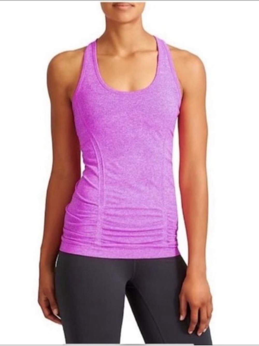 Athleta Fastest Track Seamless Ruched Tank Top